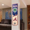 8" x 32" MLB Atlanta Braves 3D Stadium Banner - 2 of 4