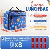 Lunch Box Kids, Lunch Bags for Women Men, Insulated Cooler Reusable Cute Lunch Containers for Boy & Girls - 3 of 4