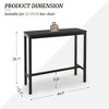 Arceso Outdoor Bar Table, 38inch Patio Bar Height Counter Table, Weather Resistant, Waterproof HDPS  Table for Hot Tub, Balcony, Yard - 4 of 4