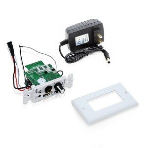 Pyle Bluetooth In-Wall Receiver, PWA15BT - Wireless Music Streaming, Wall Plate Design, Mic Paging - 1 of 4