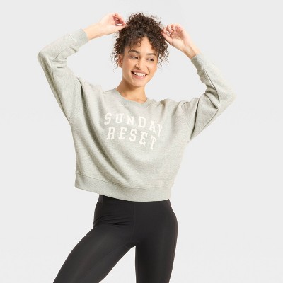 Women's French Terry Crewneck Sweatshirt - All In Motion
