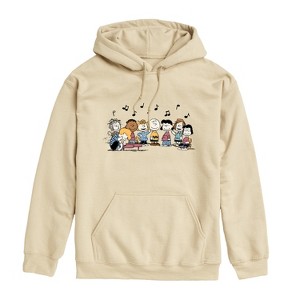 Men's - Peanuts - Music Group Graphic Fleece Pullover Hoodie - 1 of 4