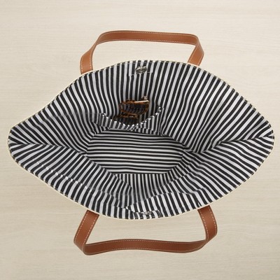 Personalization Mall Initial Straw Beach Bag - image 3