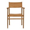 Amazonia Certified Teak 100 FSC Stackable Armchairs - 2 of 4