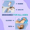 Hoey 4-Pack 36" x 34" Extra Absorbency Washable Waterproof Underpads – Reusable Incontinence Bed Pads and Mattress Protector - 3 of 4