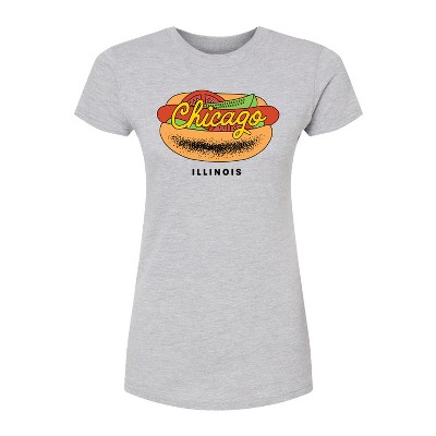 Women's - Instant Message - Chicago Dog Fitted Graphic T-Shirt