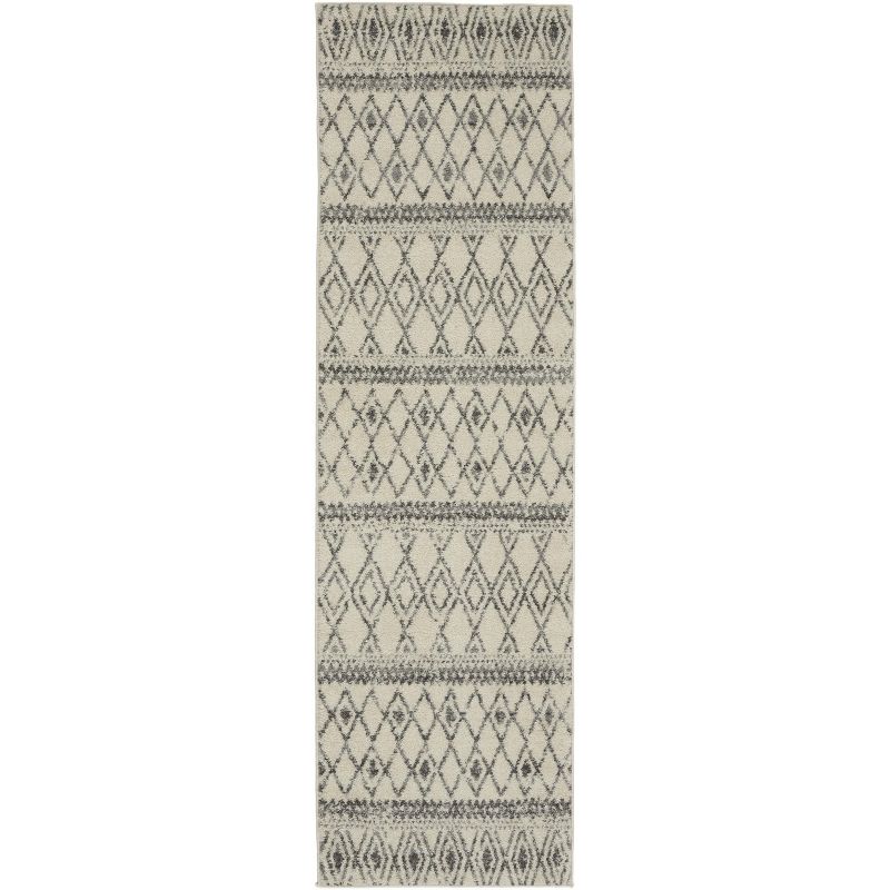 Nourison Passion PSN41 Ivory/Grey Area Rug, 1 of 8