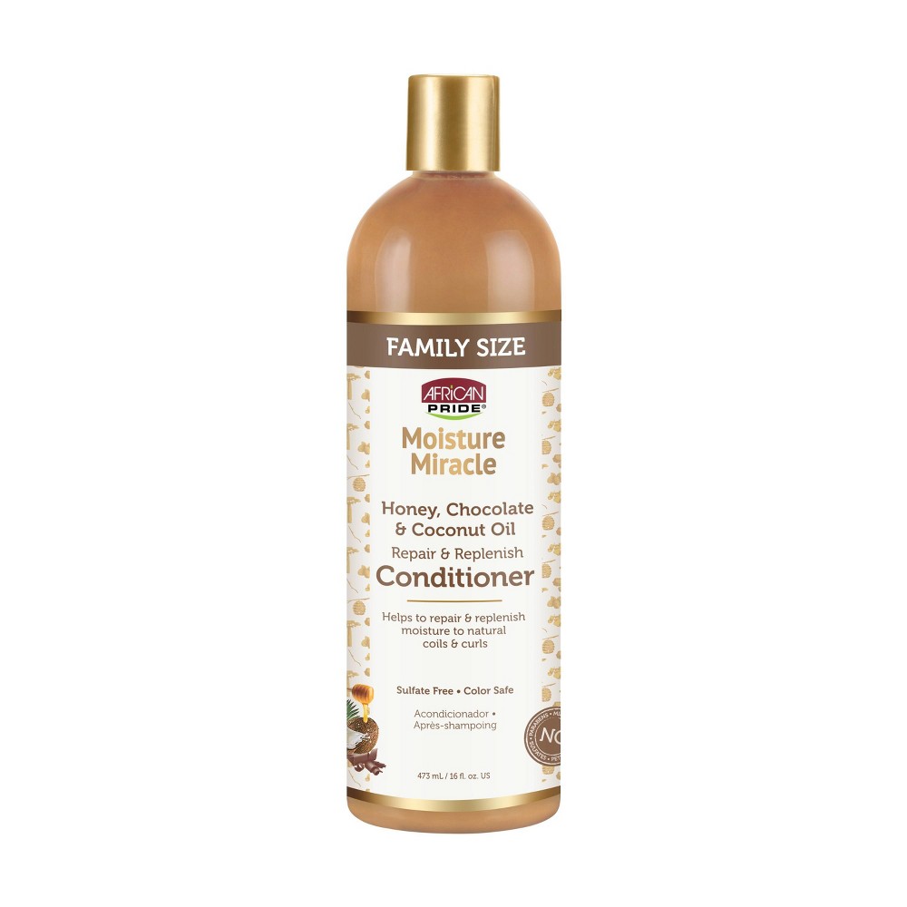 Photos - Hair Product African Pride Honey Chocolate & Coconut Oil Conditioner - 16 fl oz