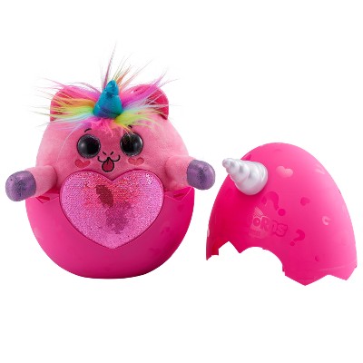 rainbocorns sequin surprise plush in giant mystery egg by zuru stores