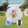 VEVOR Inflatable Bumper Balls 2-Pack, 3FT/0.9M Body Sumo Zorb Balls for Kids & Teens, Durable PVC Human Hamster Bubble Balls - 4 of 4
