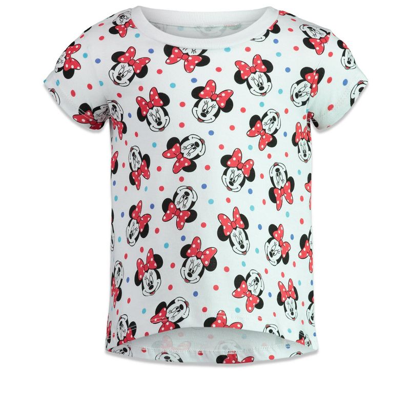 Disney Minnie Mouse Toddler Girls 4 Pack Graphic T-Shirt , 5 of 10