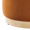 Modway Tilden 16 in. Round Performance Velvet Upholstered Ottoman - 3 of 4