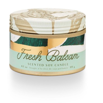 Storied Home Tried & True Fresh Balsam Small Tin Candle