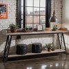 Hommoo Industrial Console Table, 2-Tier Narrow Sofa Table - 4 of 4