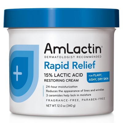 AmLactin Rapid Relief Cream Jar - 12oz