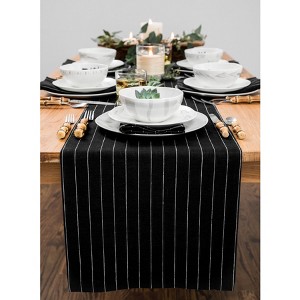Solino Home Striped Linen Table Runner | Pinstripe - 1 of 4
