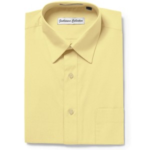 Gentlemens Collection Mens 1904 Short Sleeve Classic Fit Easy Care Dress Shirt- Many Colors Available - 1 of 1