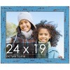 PosterPalooza | Shabby Chic Blue Picture Frame - UV Acrylic, Backing Board, Hanging Hardware Included - 2 of 4