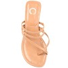 Journee Collection Womens Lettie Tru Comfort Foam Open Toe Kitten Heel Pumps Tan 11 - 4 of 4