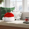 14"x13" Christmas Santa Hat Pillow - Wondershop™ - 2 of 4