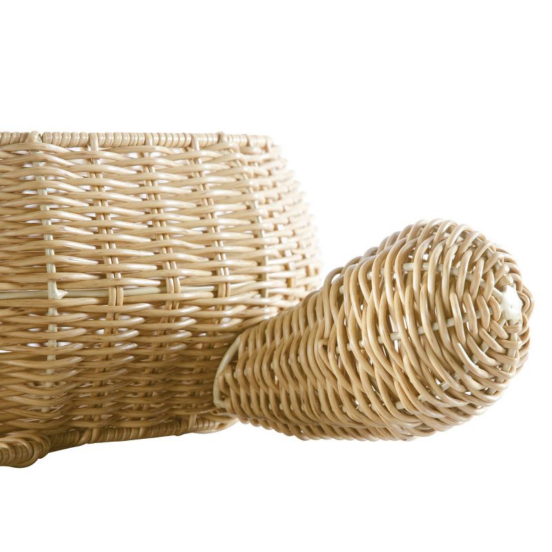 Kaplan Early Learning Animal Washable Wicker Floor Baskets, 3 of 7