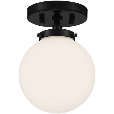 Possini Euro Design Possini Euro Jilly 6 3/4" Wide Black Ceiling Light