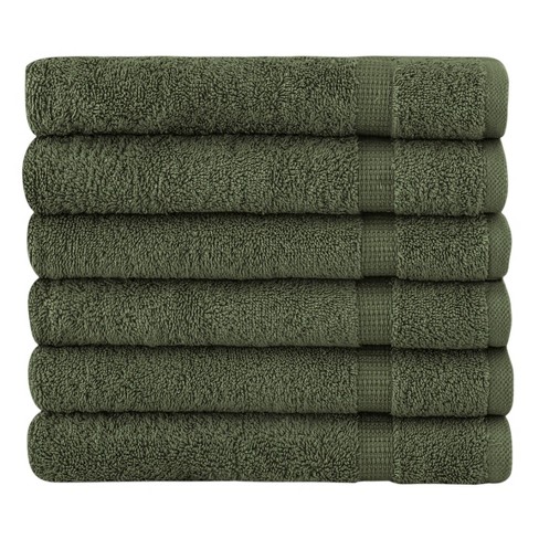 Dark Green Kitchen & Hand Towels