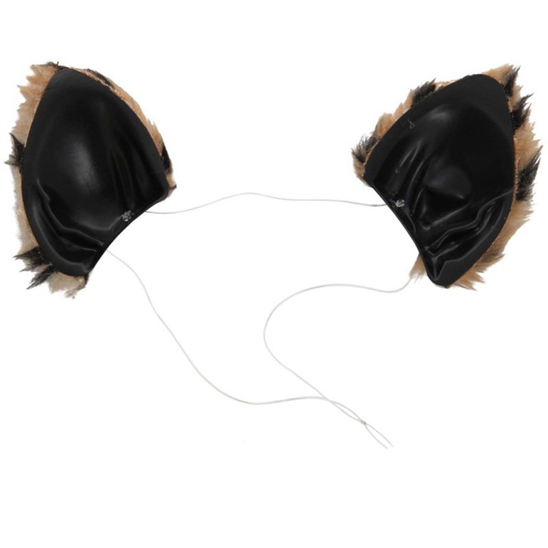 HalloweenCostumes.com    Cheetah Cat and Ears Tail Set, Brown, 5 of 8