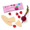 Organic Teething Wafers Baby Snacks - Raspberry Beet - 1.76oz - Good & Gather™ - image 2 of 4