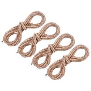 Unique Bargains Rhinestone Drawstring Cords Replacement Glitter Shoelaces 4 Pcs - 1 of 4