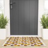 June Journal Abstract Leaves Looped Vinyl Welcome Mat - Society6 - 2 of 2