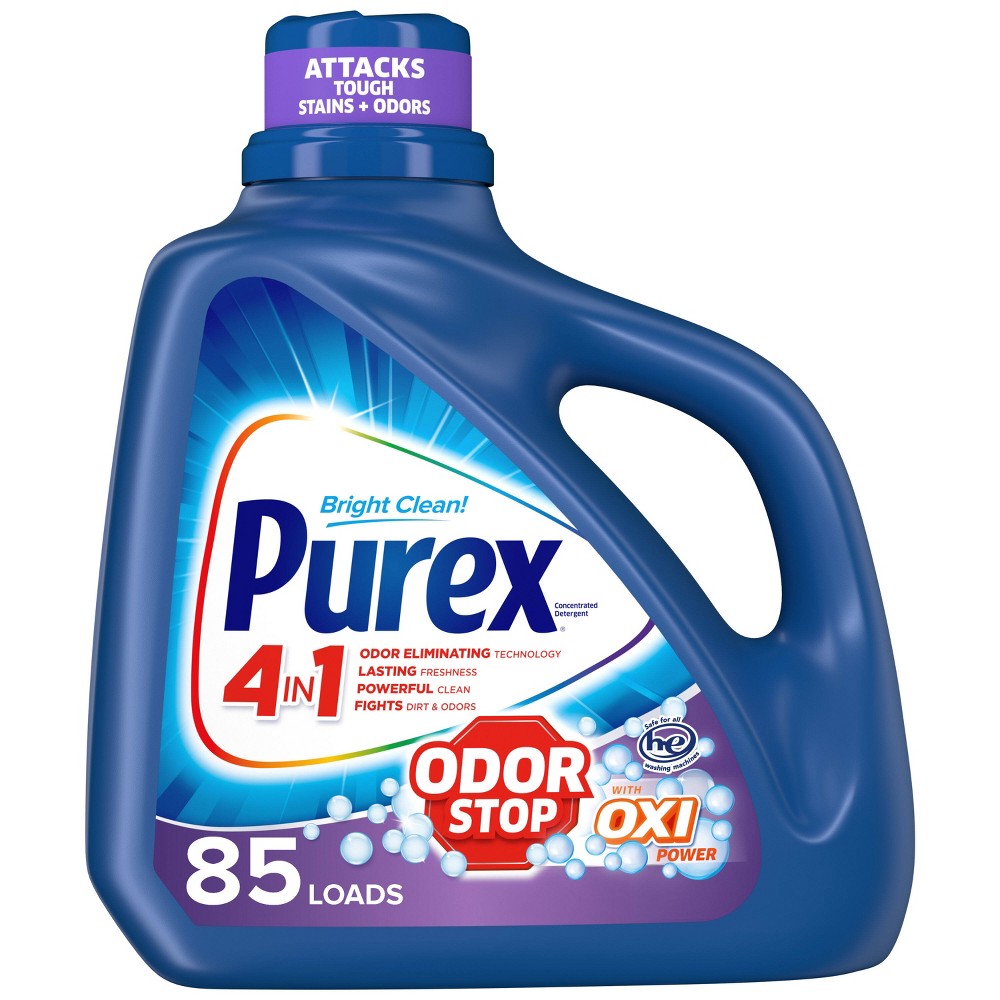 Purex Odor Stop + Oxi Liquid Laundry Detergent - 128 fl oz