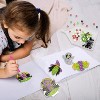 Joyfy Halloween Diamond Painting Kit for Kids, DIY Party Favors with Stickers, Suncatchers & Keychains, Gem Art Painting Kit Craft Activities - 3 of 4