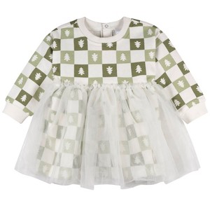 Gerber Baby Girls' Christmas Tulle Dress - 1 of 4