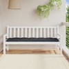 vidaXL Garden Bench Cushion Melange Anthracite 70.9"x19.7"x2.8" Fabric - 3 of 4