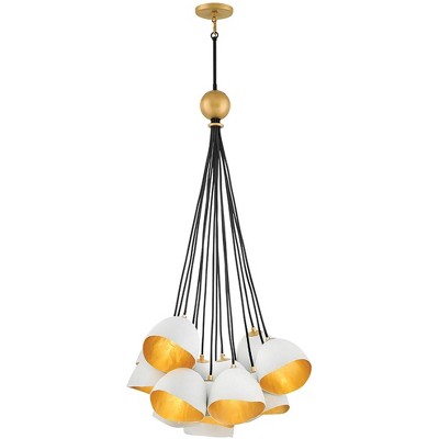 Hinkley Nula 26" Wide Shell White and Gold 15-Light Pendant