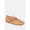Warena Pin Buckle Strapped Ballerinas Women - 2 of 4