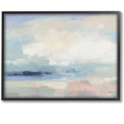Stupell Industries Abstract Landscape Clouds Scene Framed Giclee Art