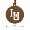 Lehigh University Primary Logo Aluminum Holiday Christmas Tree Ornament - 3 of 4