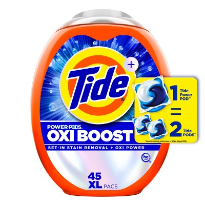 Tide Oxi Boost Laundry Detergent Power Pods with Stain Remover