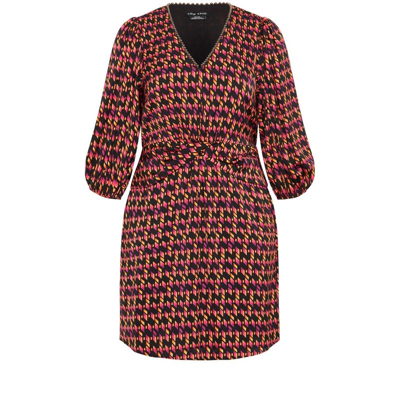 Women's Plus Size Milly Dress - multi | CITY CHIC, 4 of 6