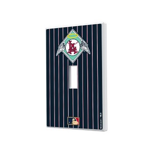 MLB Cooperstown West Teams Pinstripe Hidden-Screw Light Switch Plate for Single Toggle - 1 of 4