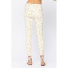 Women's Floral Print Skinny Jeans - Judy Blue - 3 of 4