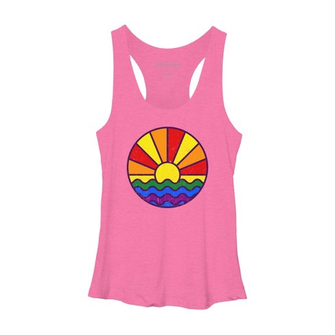 Design By Humans Summer Lgbtqia+ Pride Sunset Ocean By Krobilad ...