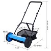 SUGIFT 14-Inch 5-Blade Manual Push Reel Lawn Mower with Grass Catcher – Adjustable Height, Eco-Friendly, Low Maintenance - 4 of 4
