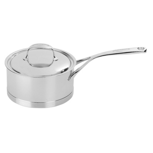 Tramontina Gourmet Tri-ply Clad 1.5qt Sauce Pan With Lid Silver : Target