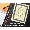 Great Papers Certificates 8.5" x 11" Beige and Matte Blue 25/Pack (934425) - 3 of 3