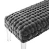 Modway Prologue Woven Performance Velvet Ottoman - 2 of 4