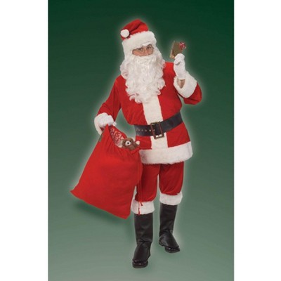 Rubies Mens Santa Costume Velour