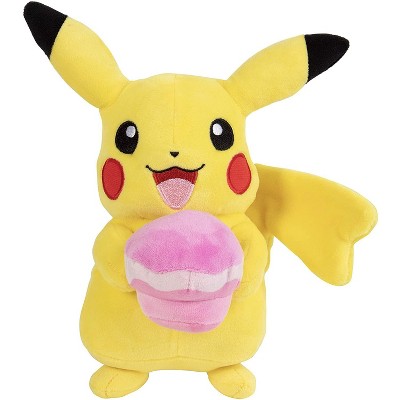 Pokémon Easter Pikachu Plush Stuffed Animal with Poke Puff Egg - 8  - Great Easter Gift for Kids - Age 2+